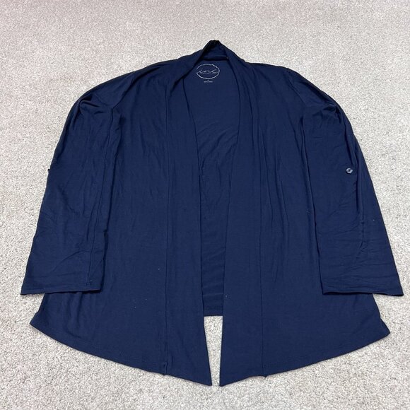INC International Concepts Cardigan Women’s Blue Long Sleeve Size Small - Picture 1 of 11